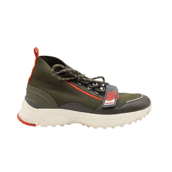Coach C243 One Strap Runner Sneakers in Olive Leather - Picture 1 of 6